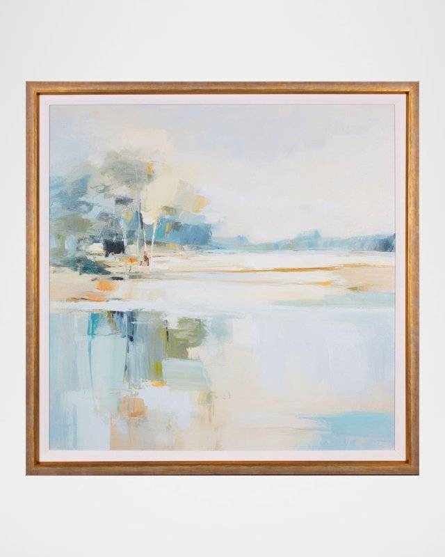 "Water Whisper I" Framed Giclee